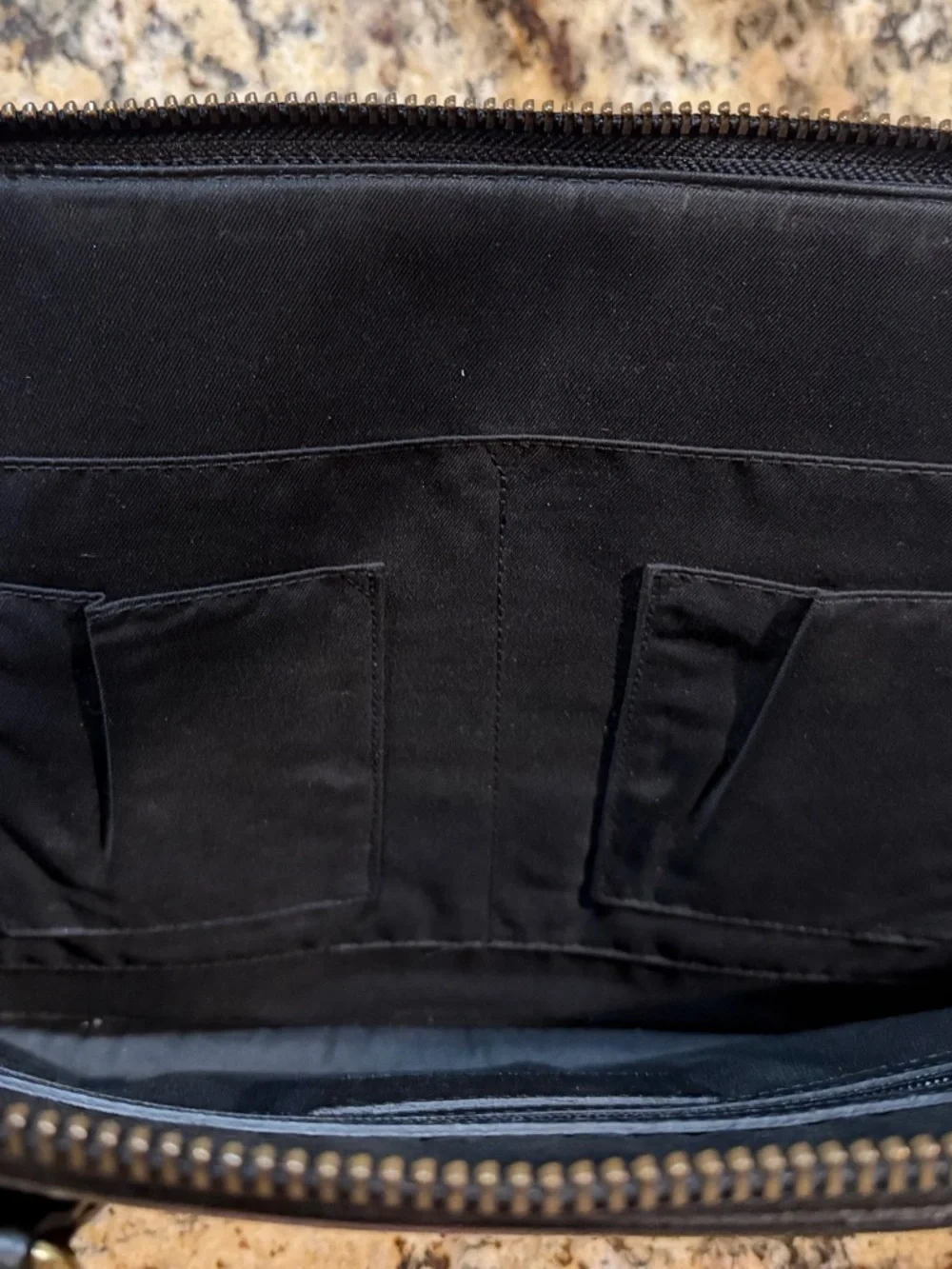 Rare 2000’s  Coach GQ  Collab, Black Leather Briefcase Tote